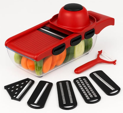 6 EM 1 CORTADOR de Legumes Mandoline
