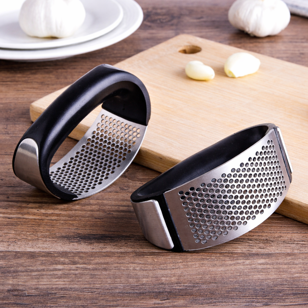 Espremedor de Alho em Aço Inox e ABS