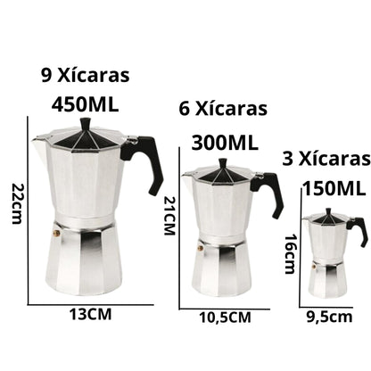Cafeteira Italiana de Alumínio