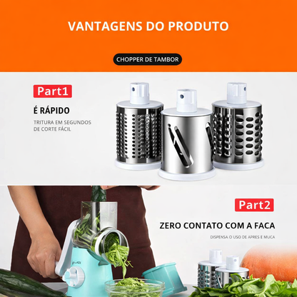 Fatiador de Legumes Manual 3 em 1