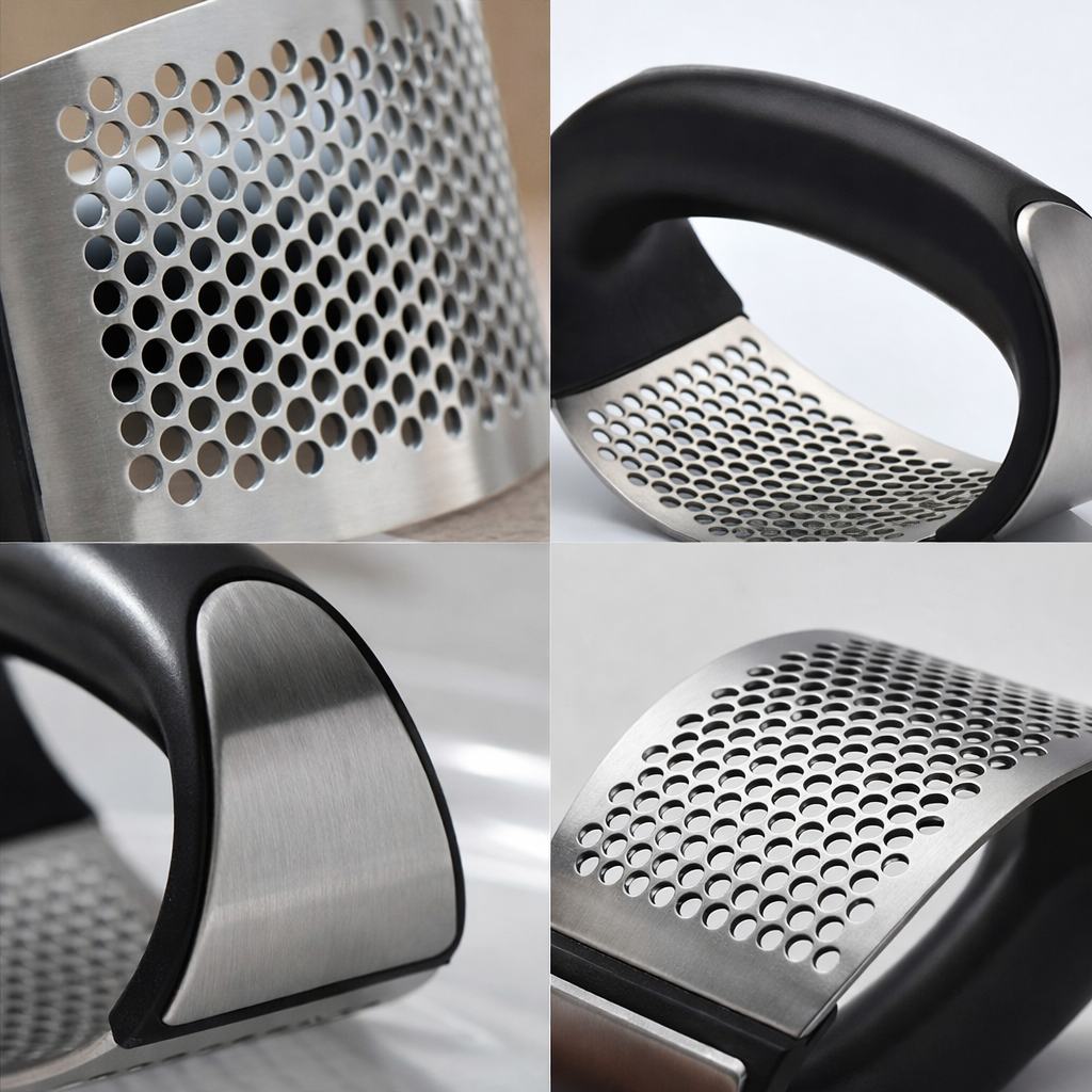 Espremedor de Alho em Aço Inox e ABS